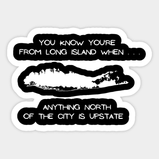 Long Island North of the City Sticker